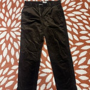 Men's Dark Brown Corduroy Pants H